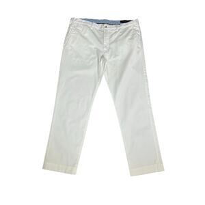 Polo Ralph Lauren men's Bedford cotton white sim stretch chino pants  38 x 30